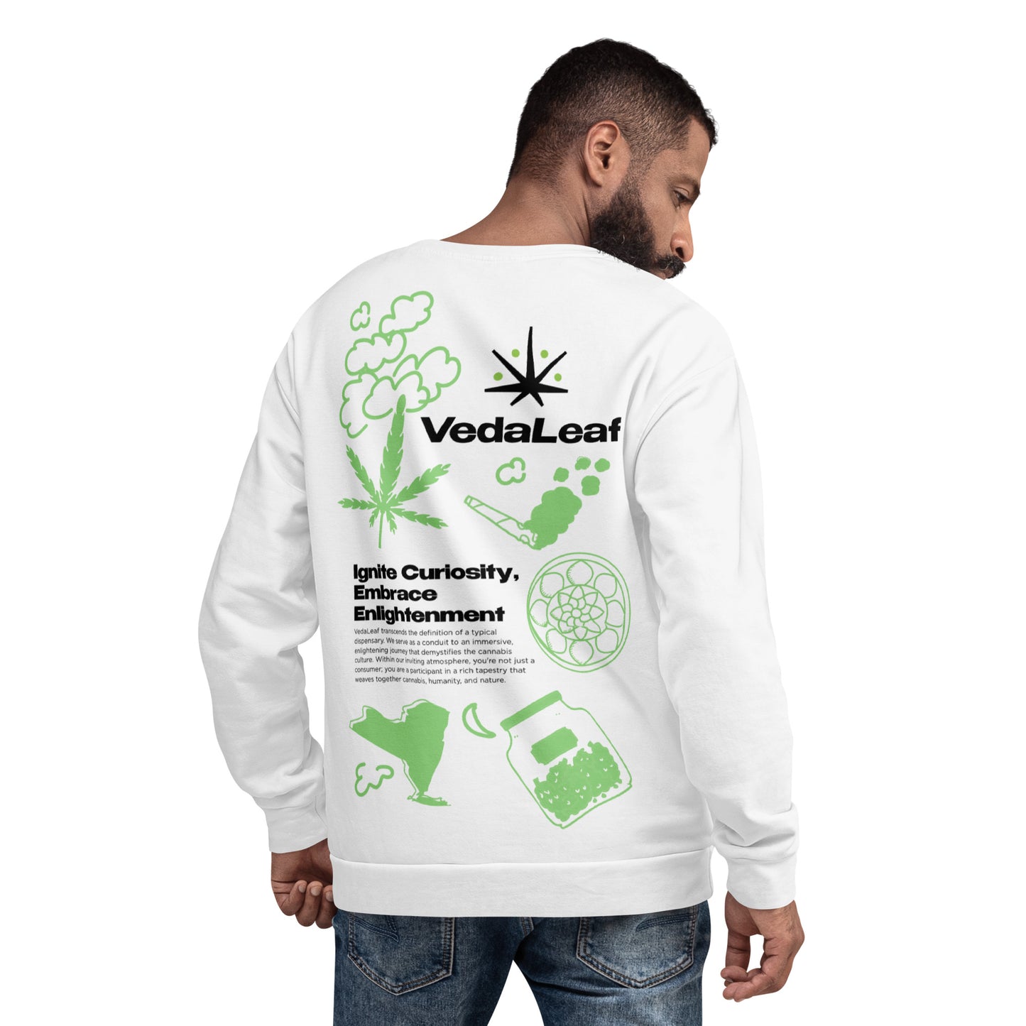 VedaLeaf Graphic Sweatshirt